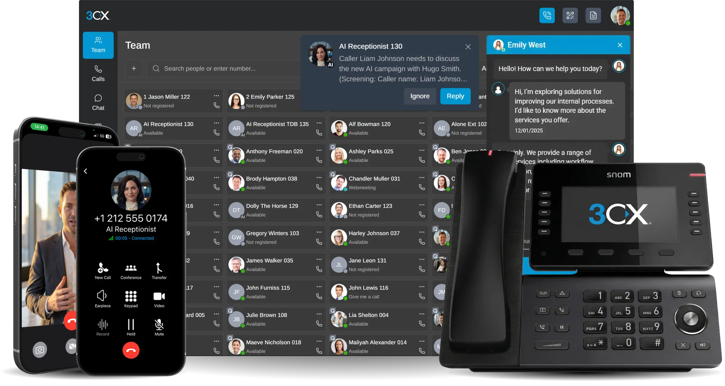 Sistema de telefonía IP 3CX